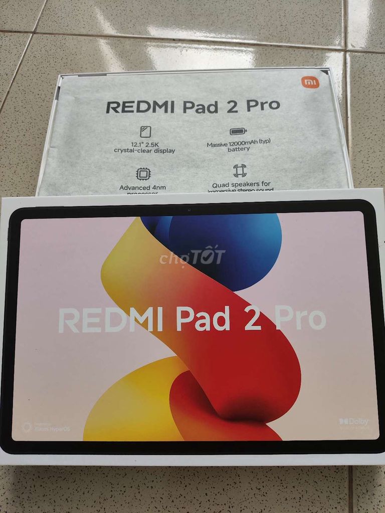 Xiaomi Redmi Pad 2 Pro 12.1 inch 6GB/128GB. Mua bán Máy tính bảng tại Huyện Mỏ Cày Nam Bến Tre được đăng bởi Đinh Xuân Lộc hình 1