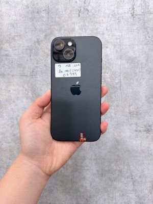 15 ĐEN 128G LLA MÁY LIKE NEW SẠC 41l, GÓP NỢ XẤU