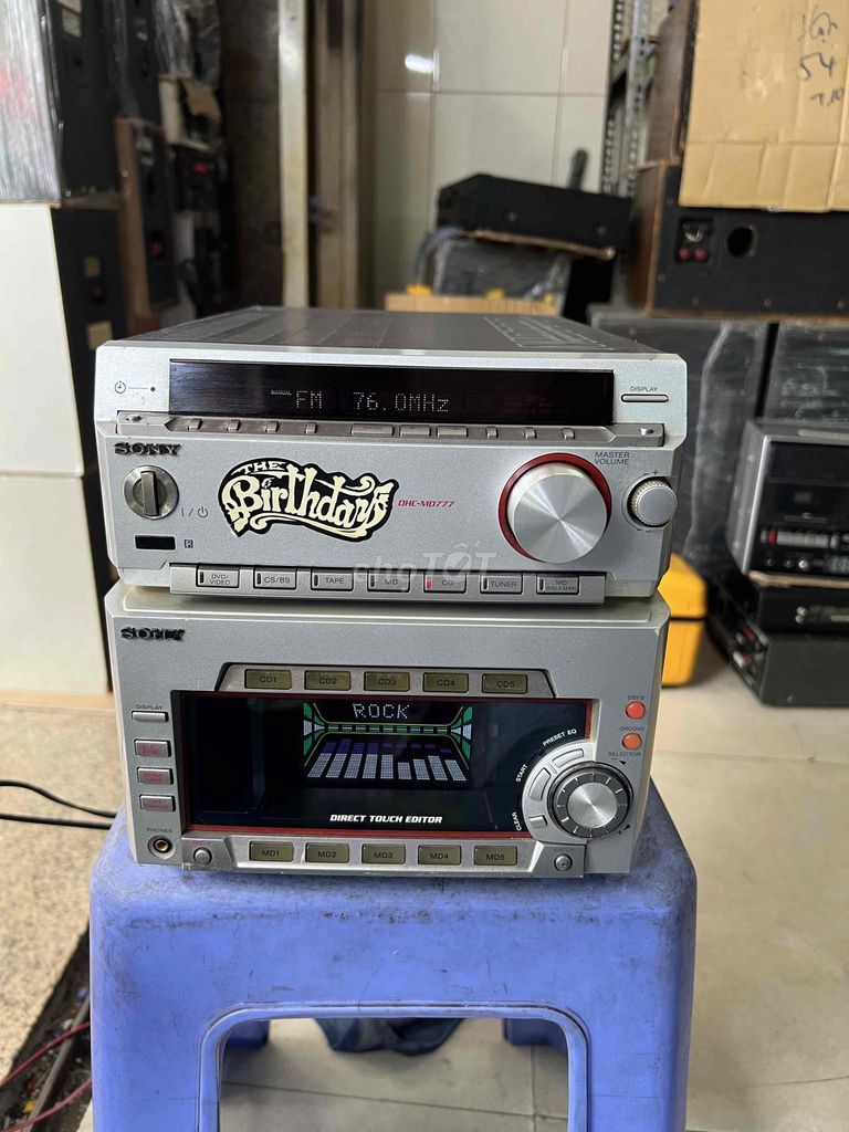 Ampli Sony MD777 Bạc. Mua bán Tivi, Âm thanh tại Quận 11 Tp Hồ Chí Minh được đăng bởi CỬA HÀNG THÀNH ĐƯỢC hình 1