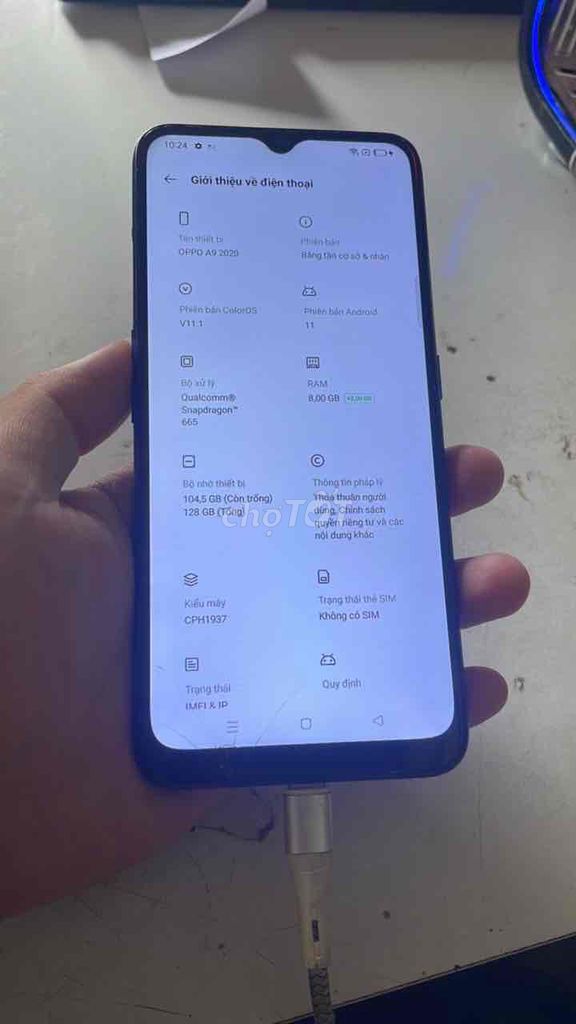 OPPO A9 2020 128GB Xanh. Mua bán Điện thoại tại Thành phố Biên Hòa Đồng Nai được đăng bởi Trần Trung hình 1