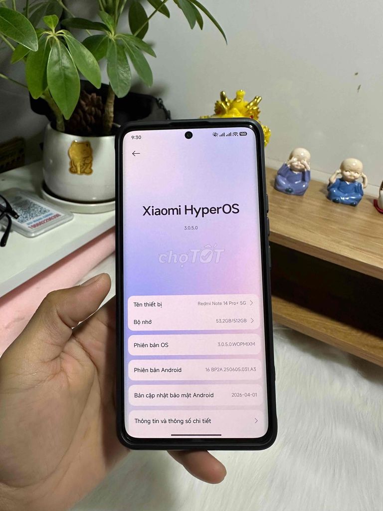 Redmi Note 14 Pro+ 5G Đen 12/512Gb. Mua bán Điện thoại tại Quận Tân Bình Tp Hồ Chí Minh được đăng bởi Thịnh hình 1