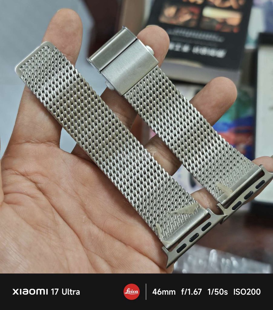 Dây đeo Apple Watch kim loại Bạc. Mua bán Thiết bị đeo thông minh tại Thành phố Huế Thừa Thiên Huế được đăng bởi Lâm Nguyễn Store Smartphone and Smartwatch hình 1