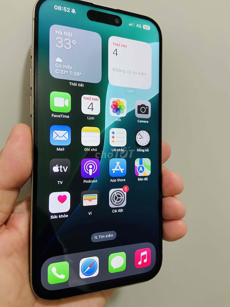 iPhone 15 Pro Max 256GB Natural thời trang. Mua bán Điện thoại tại Quận 3 Tp Hồ Chí Minh được đăng bởi Khoa Crypto hình 4