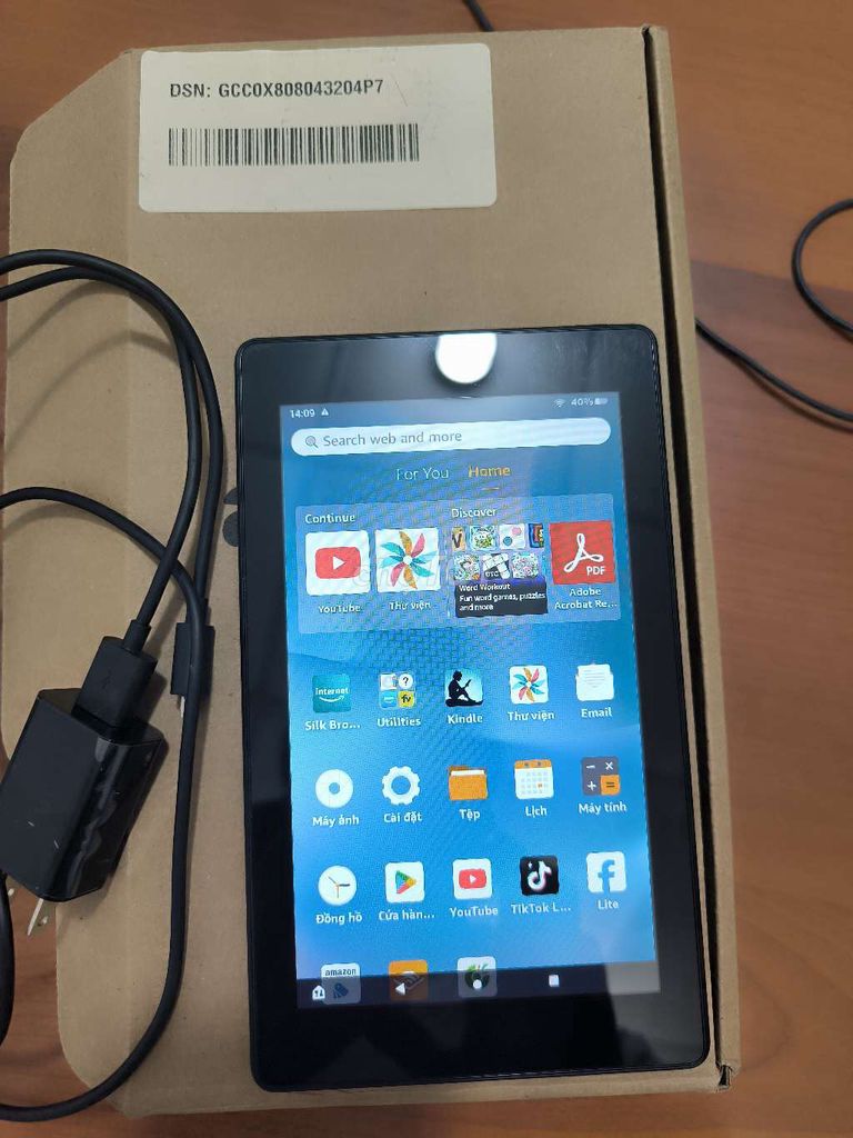 Máy tính bảng Amazon Kindle Fire 7 16GB Đen. Mua bán Máy tính bảng tại Quận Gò Vấp Tp Hồ Chí Minh được đăng bởi TRẦN TRUNG KIÊN hình 1
