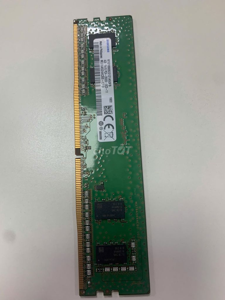 RAM DDR4 4GB 2666MHz (Samsung ). Mua bán Linh kiện (RAM, Card...) tại Quận Hai Bà Trưng Hà Nội được đăng bởi ThienLong hình 1