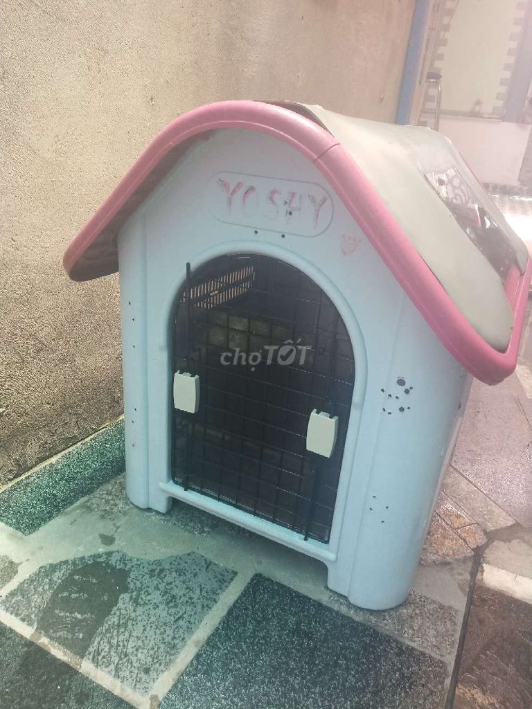 Chuồng chó nhựa 50x100x50cm. Mua bán Phụ kiện, Thức ăn, Dịch vụ tại Quận 12 Tp Hồ Chí Minh được đăng bởi Jet Tuan hình 1