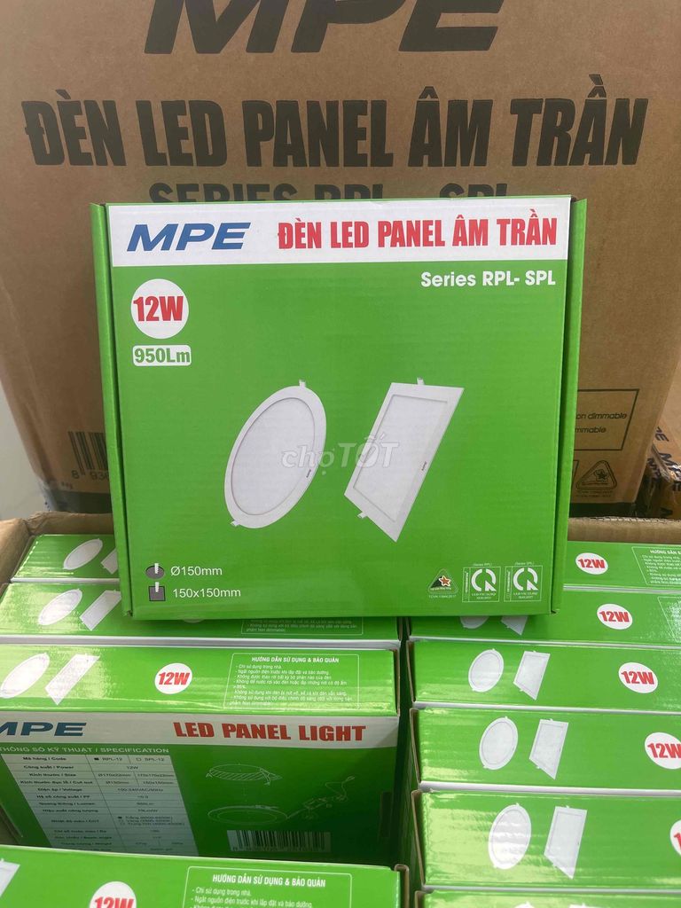 Đèn LED âm trần MPE model RPL thân nhôm siêu mỏng. Mua bán Đèn tại Quận Ninh Kiều Cần Thơ được đăng bởi Saigon Electric N007 hình 1