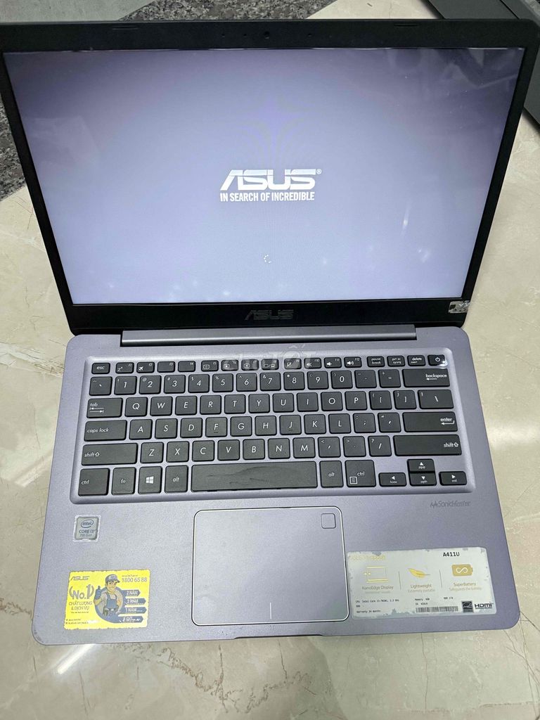 Laptop Asus A411U i3-7020U 4GB/256GB. Mua bán Laptop tại Quận Liên Chiểu Đà Nẵng được đăng bởi Hoàng Tài hình 1