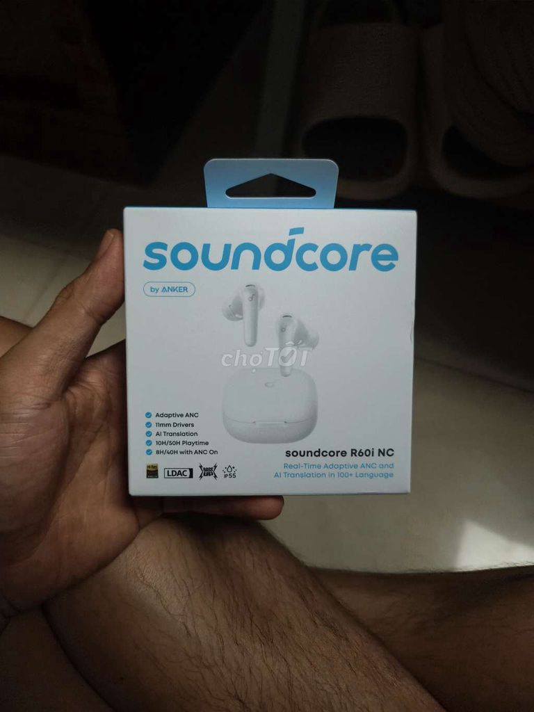 Tai nghe Soundcore R60i NC Trắng chống ồn. Mua bán Tivi, Âm thanh tại Thị xã An Nhơn Bình Định được đăng bởi MrT hình 1