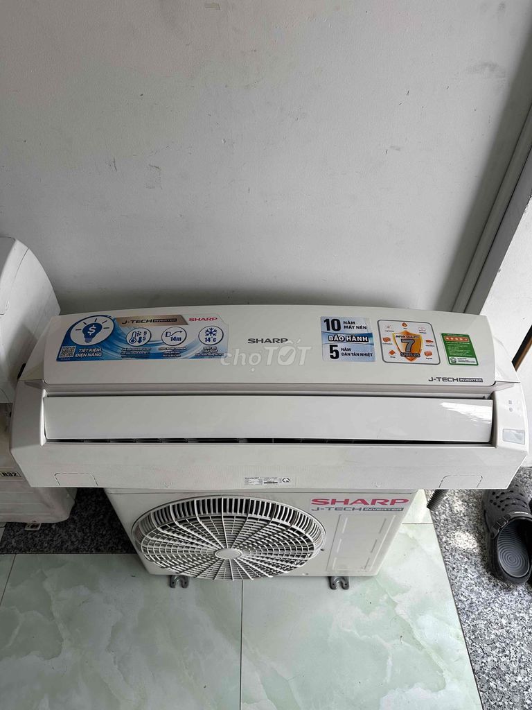Máy lạnh Sharp J-Tech Inverter R32 Trắng. Mua bán Máy lạnh, điều hoà tại Quận Bình Tân Tp Hồ Chí Minh được đăng bởi Điện lạnh 198 hình 1