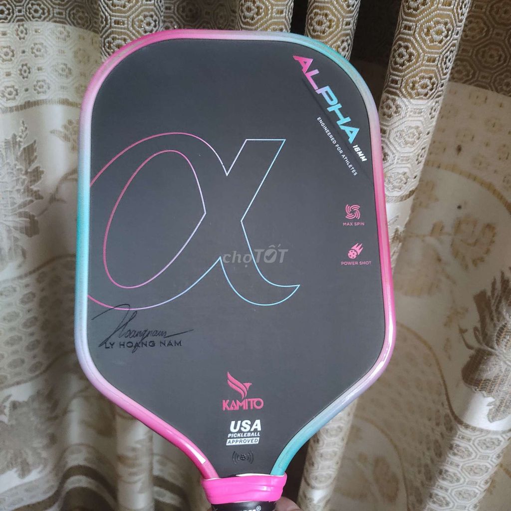 Vợt Pickleball Kamito Alpha 1 Đen, Hồng, Xanh. Mua bán Đồ thể thao, Dã ngoại tại Thành phố Vũng Tàu Bà Rịa - Vũng Tàu được đăng bởi Giang Thủy hình 1