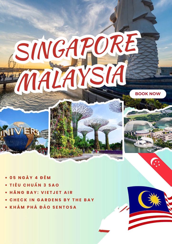 SINGAPORE - MALAYSIA 5N4Đ