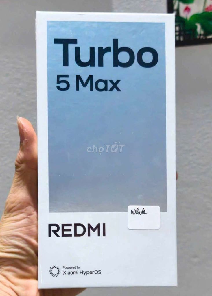 Xiaomi Redmi Turbo 5 Max 256GB Trắng Mới. Mua bán Điện thoại tại Quận Cái Răng Cần Thơ được đăng bởi văn khá Mobell hình 1