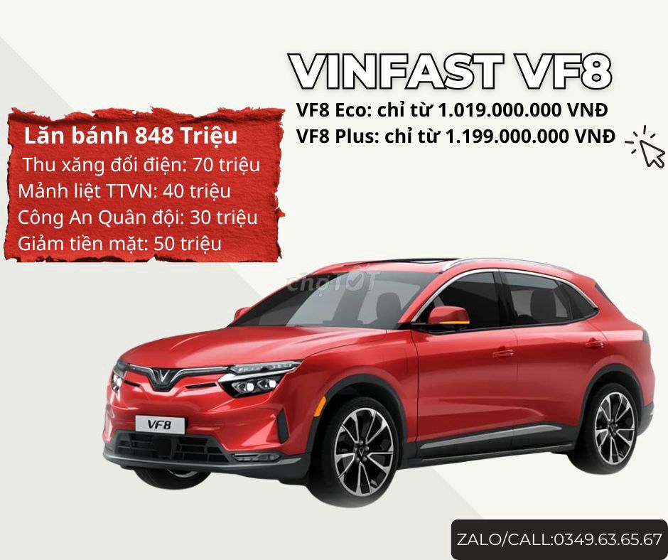 VINFAST VF 8 - MỚI XUẤT XƯỞNG 100% - GIAO NGAY!. Mua bán Ô tô tại Quận Cái Răng Cần Thơ được đăng bởi Thanh hình 2