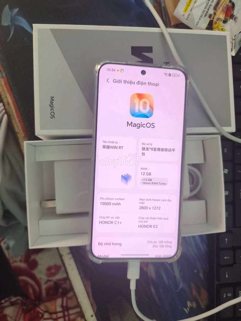 Honor WIN RT 12GB/256GB Trắng. Mua bán Điện thoại tại Thành phố Biên Hòa Đồng Nai được đăng bởi tuấn  hình 1