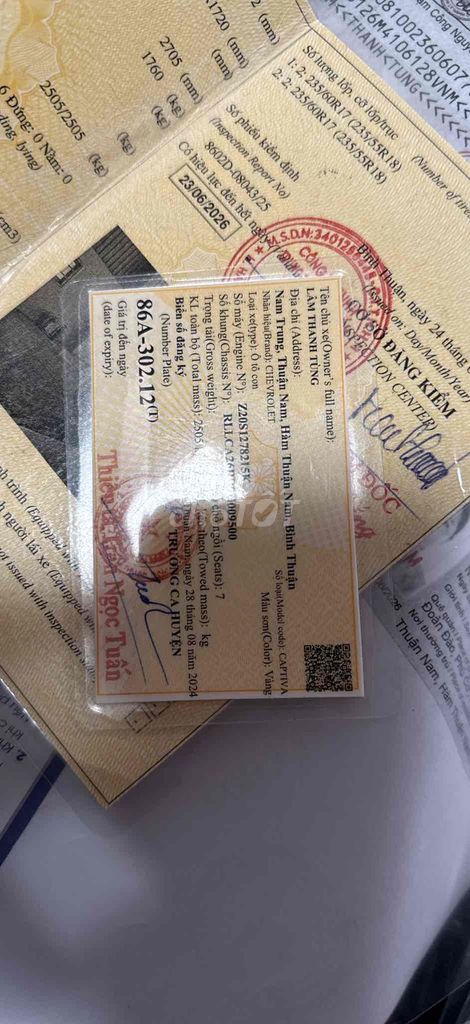 Chevrolet Captiva 2009 Vàng cát 129000km. Mua bán Ô tô tại Thành phố Dĩ An Bình Dương được đăng bởi tran van Huy hình 9