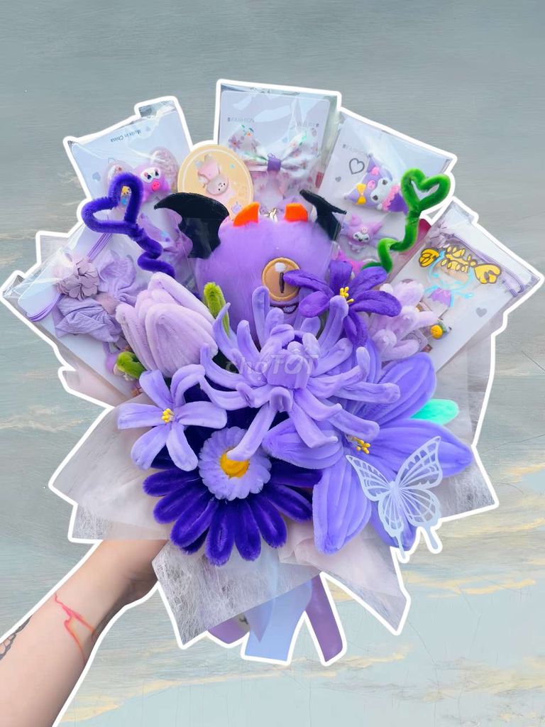 Bó hoa kẽm nhung . Mua bán Sở thích khác tại Thành phố Dĩ An Bình Dương được đăng bởi Diễm Sương hình 1