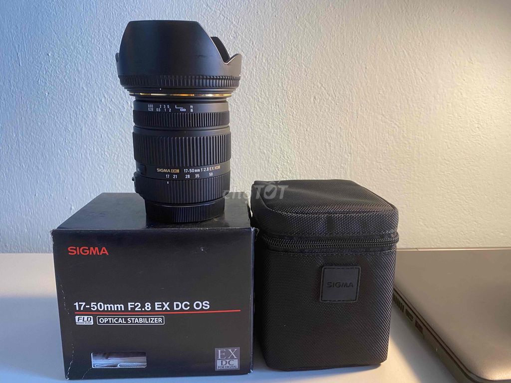 Lens Sigma 17-50 f2.8 OS HSM For Canon Full Box.