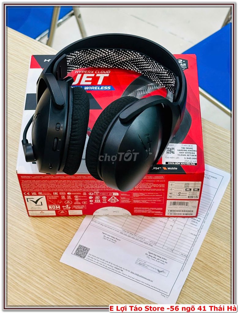 Tai nghe Gaming HyperX Cloud Jet Đen BH 30/4/2027. Mua bán Tivi, Âm thanh tại Quận Đống Đa Hà Nội được đăng bởi Nguyễn Tiến Lợi hình 1