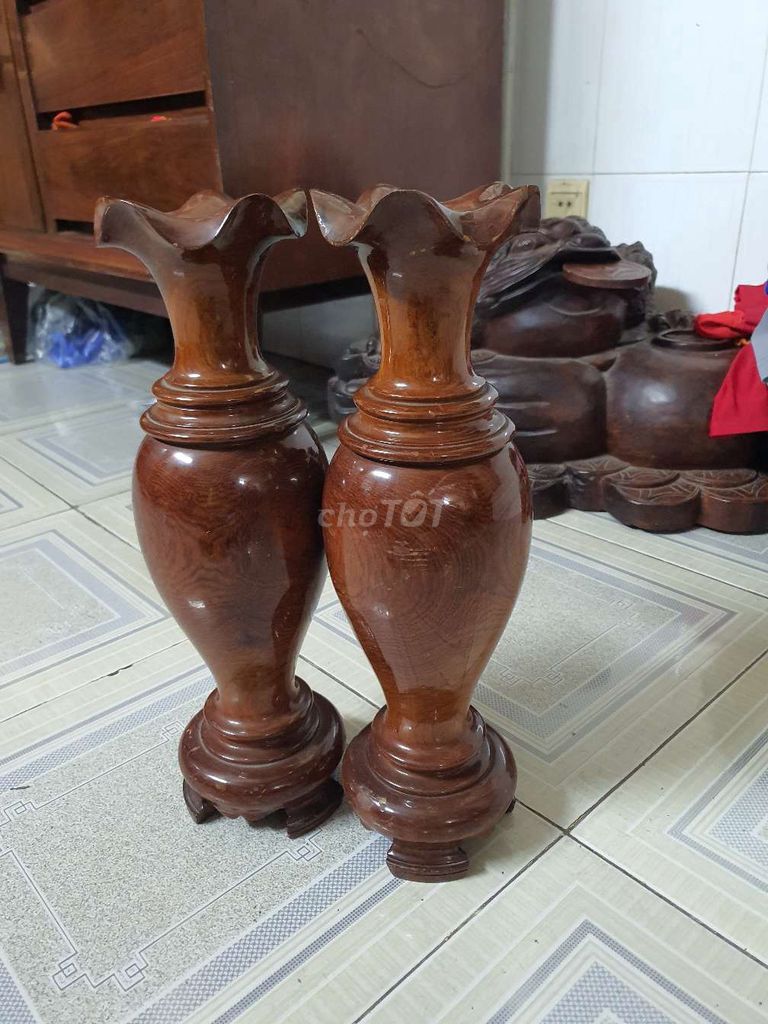 Lộc bình Gỗ quý vân đẹp. Mua bán Đồ sưu tầm, đồ cổ tại Quận Bình Tân Tp Hồ Chí Minh được đăng bởi Khải hình 1