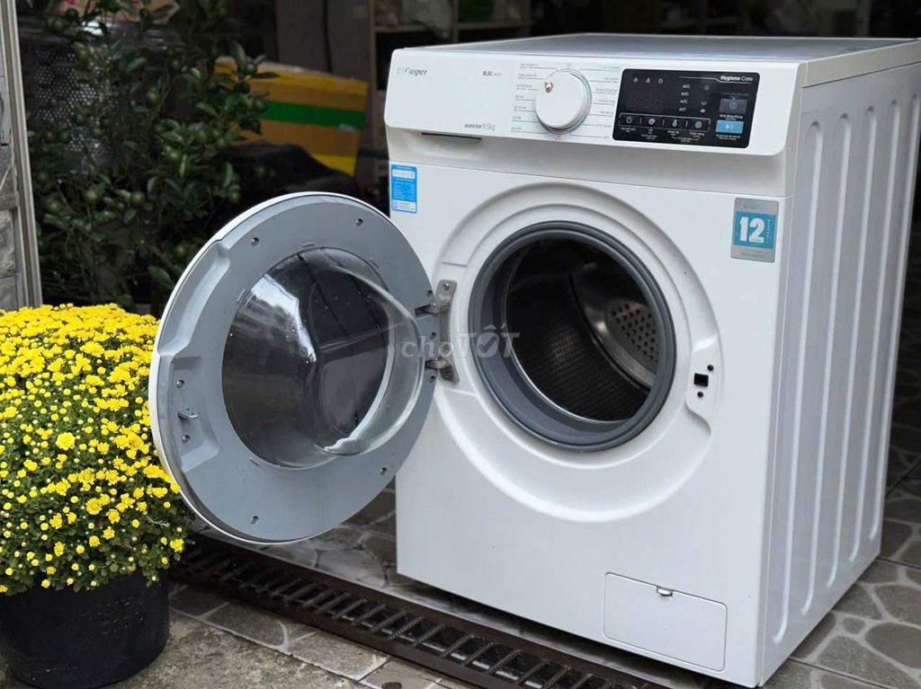 Máy giặt Casper 9.5kg cửa trước Inverter Trắng. Mua bán Máy giặt tại Quận Gò Vấp Tp Hồ Chí Minh được đăng bởi Ngọc Nhi hình 1