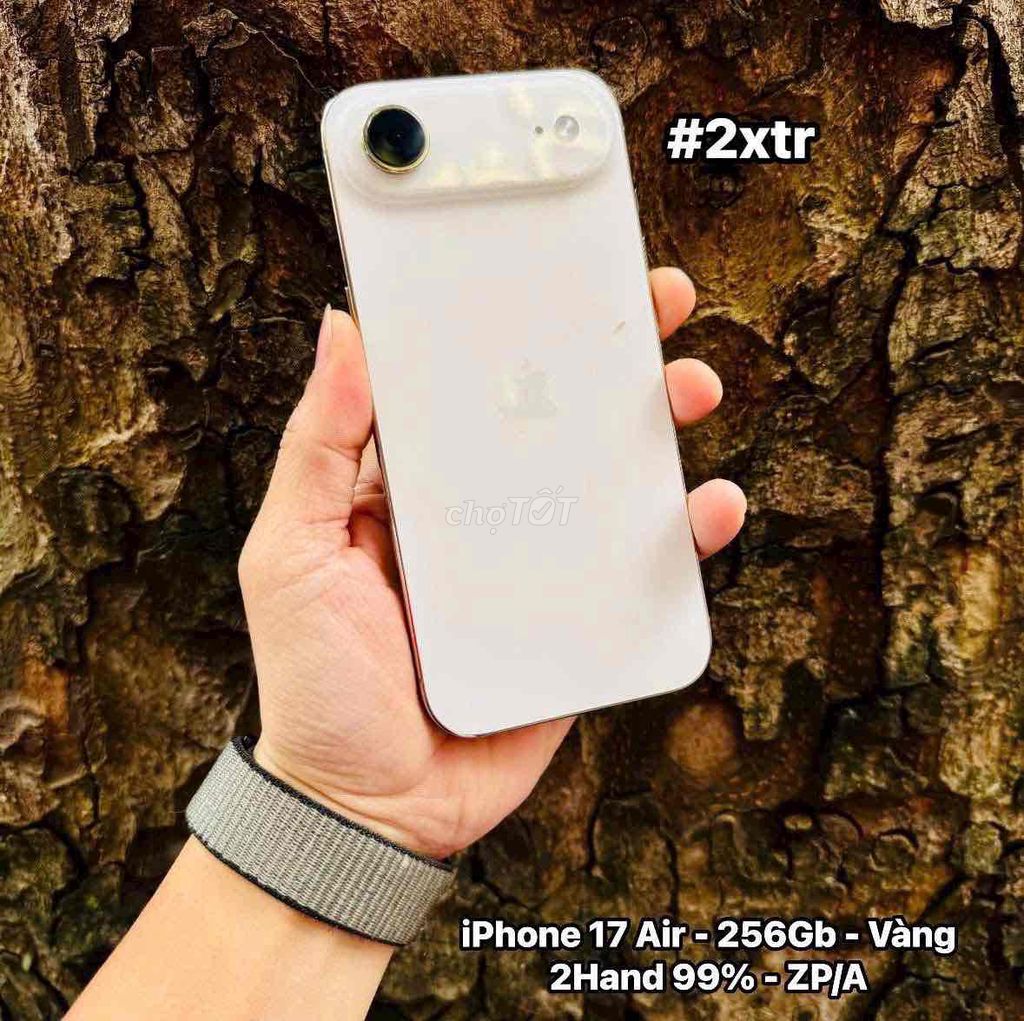 iPhone 17 Air 256GB Vàng - VN/A - Pin 100%. Mua bán Điện thoại tại Quận Hai Bà Trưng Hà Nội được đăng bởi Nguyễn Tiến Đạt hình 1