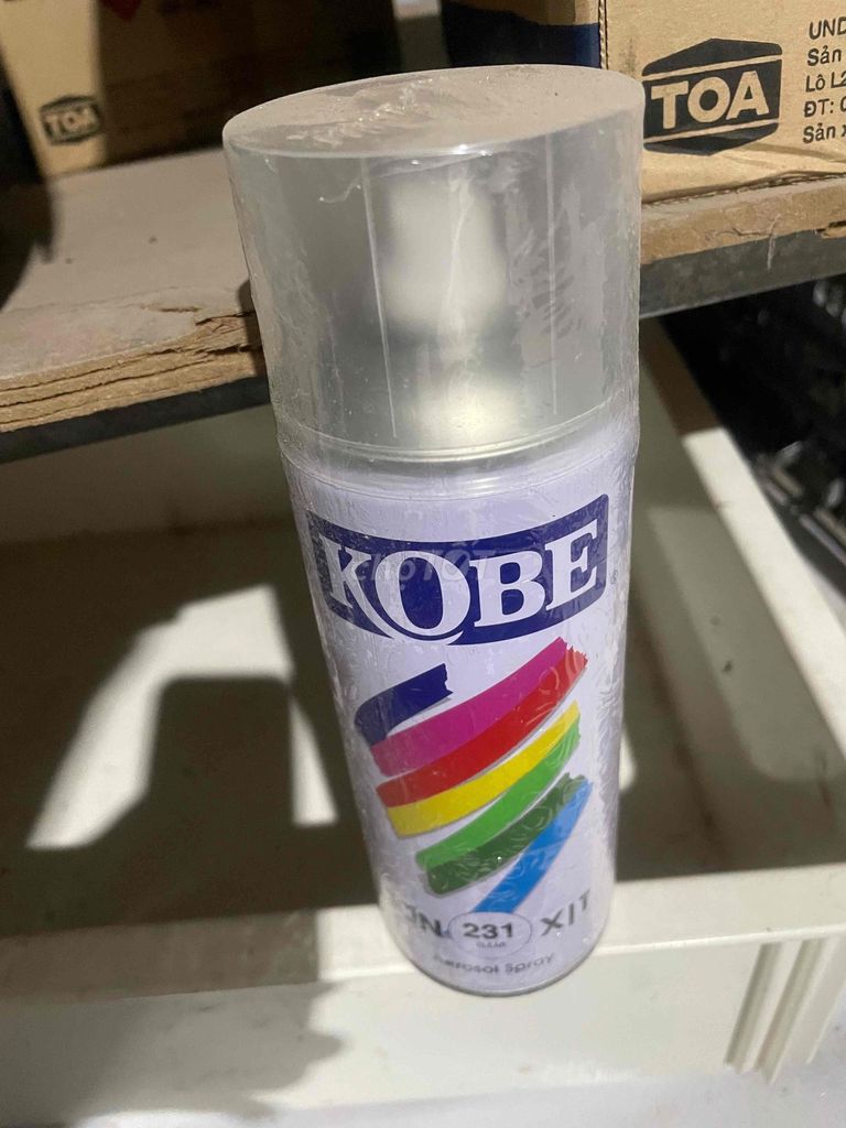 Sơn xịt KOBE trắng 200. Mua bán Đồ chuyên dụng, Giống nuôi trồng tại Quận Tây Hồ Hà Nội được đăng bởi nam nguyễn  hình 1