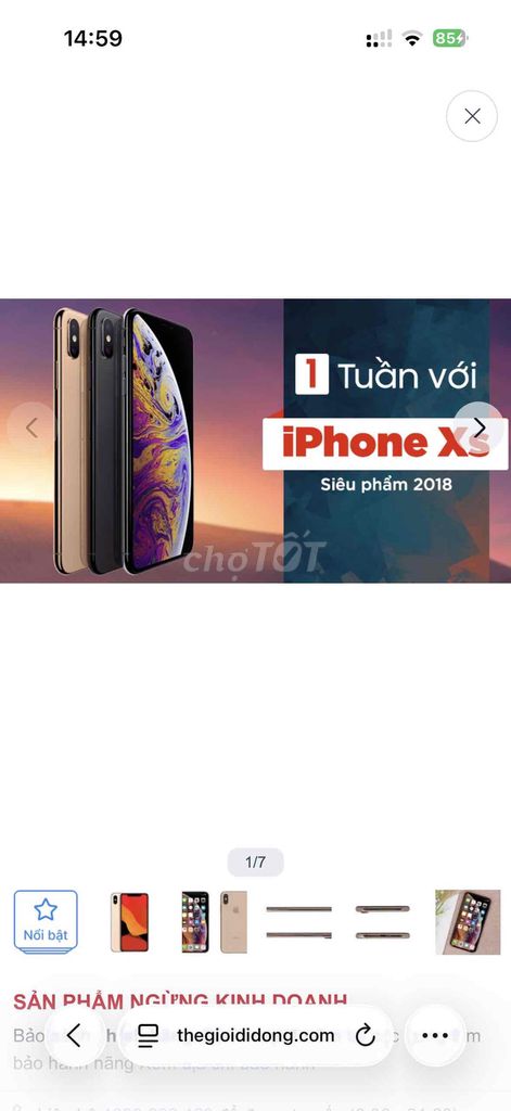 cần tìm mua ip xs giá tầm 2tr. Mua bán Điện thoại tại Huyện Chợ Gạo Tiền Giang được đăng bởi alo gặp tui hình 1