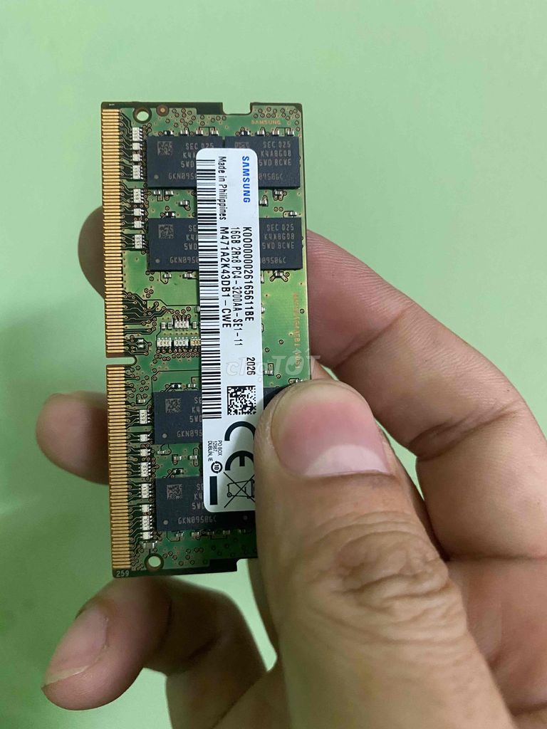 Ram Samsung cho Laptop 16G ddr4 bus 3200mhz good