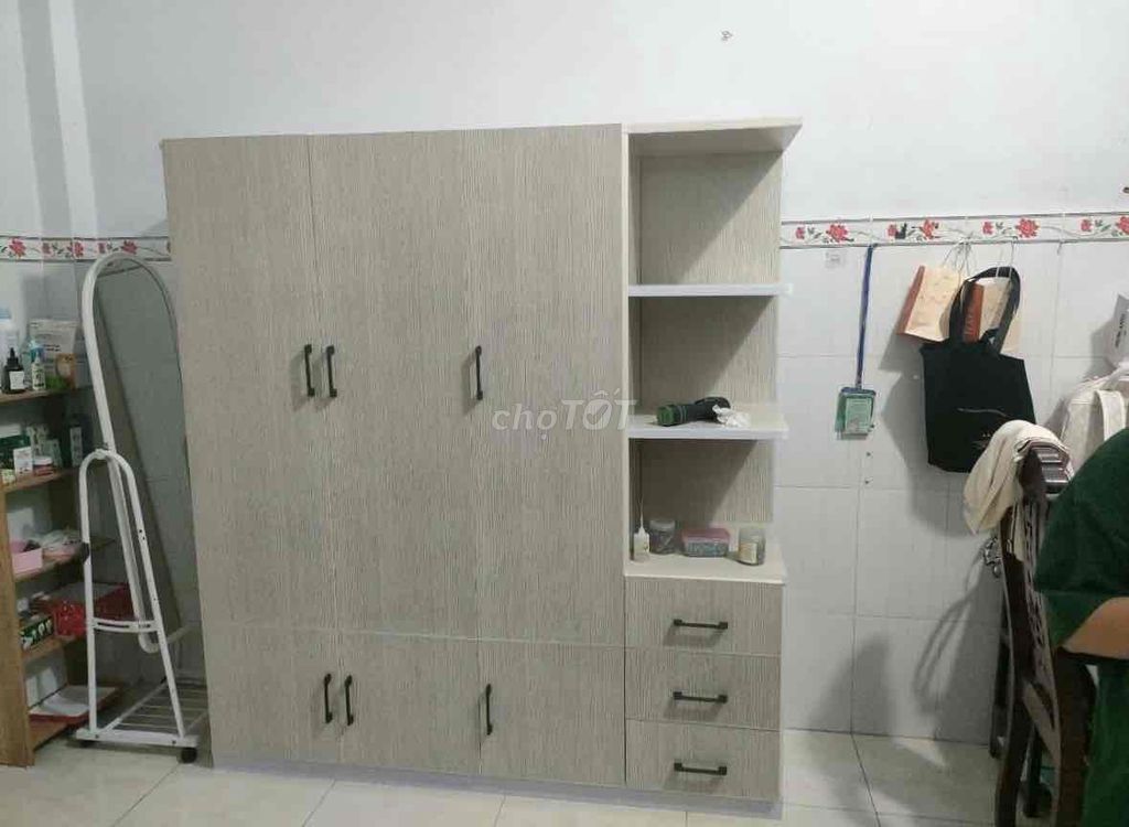 Tủ quần áo Nhựa Đài Loan Vân gỗ nhạt. Mua bán Tủ, kệ gia đình tại Huyện Củ Chi Tp Hồ Chí Minh được đăng bởi Hong Le hình 1