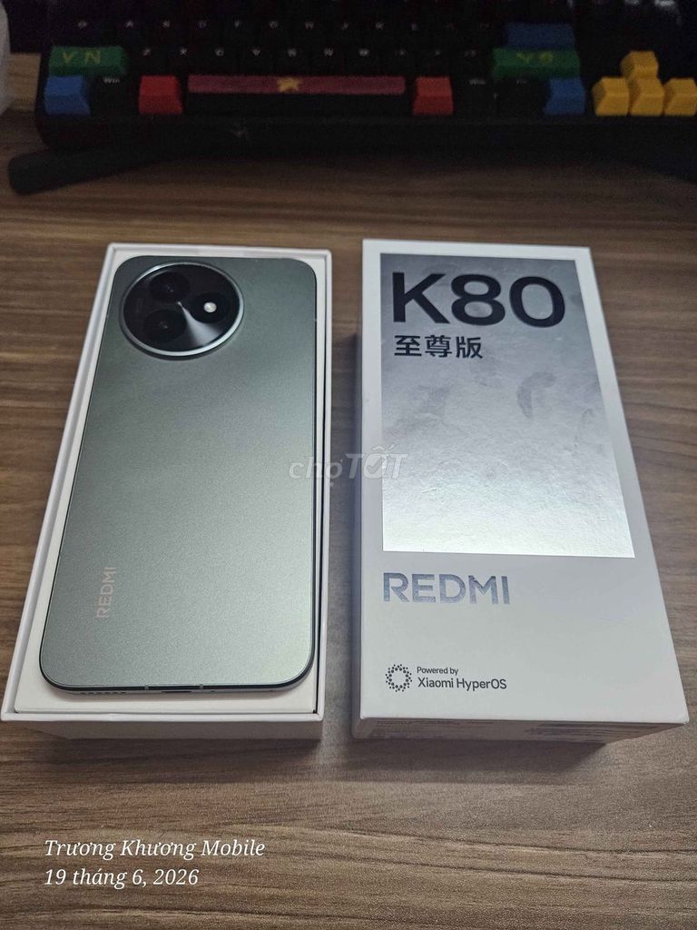 Xiaomi K80 Ultra 12GB/256GB Xám. Mua bán Điện thoại tại Huyện Quế Võ Bắc Ninh được đăng bởi Hội Đồ Điện Tử hình 1