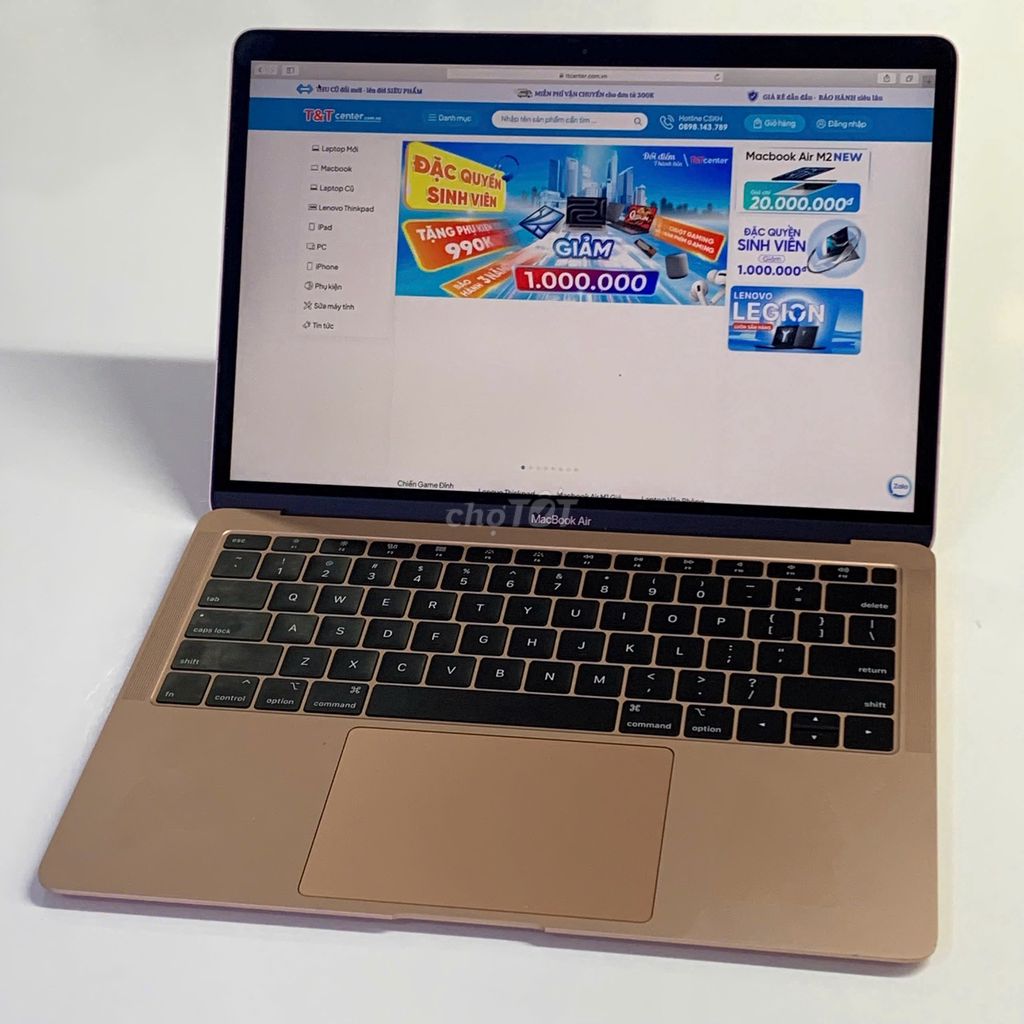 MacBook Air 2018 |Laptop văn phòng, mỏng nhẹ