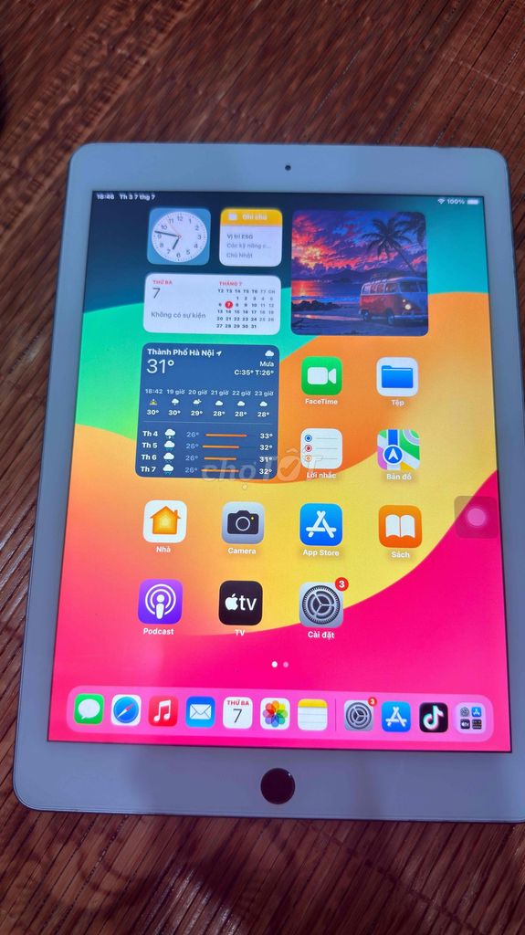 Apple iPad Gen 6 32GB Bạc. Mua bán Máy tính bảng tại Quận Hai Bà Trưng Hà Nội được đăng bởi Nguyễn Chí Sơn hình 1