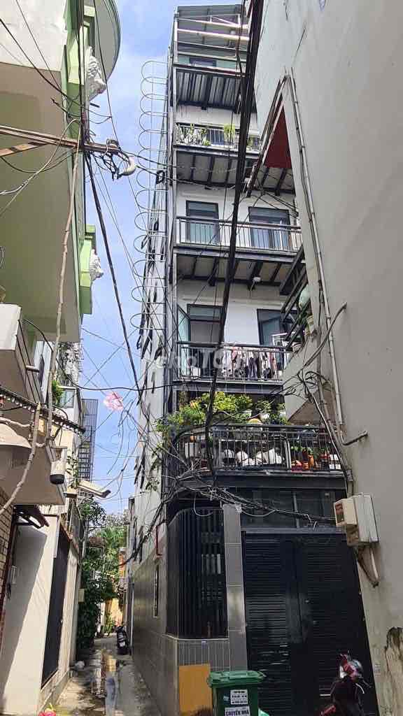 TÒA NHÀ 6 TẦNG ĐANG CHO THUÊ TẠI CƯ XÁ PHAN ĐĂNG LƯU, BÌNH THẠNH