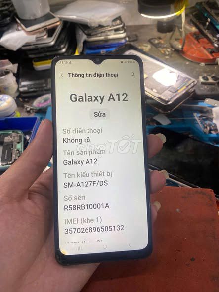 Samsung Galaxy A12 128GB Đen. Mua bán Điện thoại tại Quận 1 Tp Hồ Chí Minh được đăng bởi Hội Đồ Điện Tử hình 1