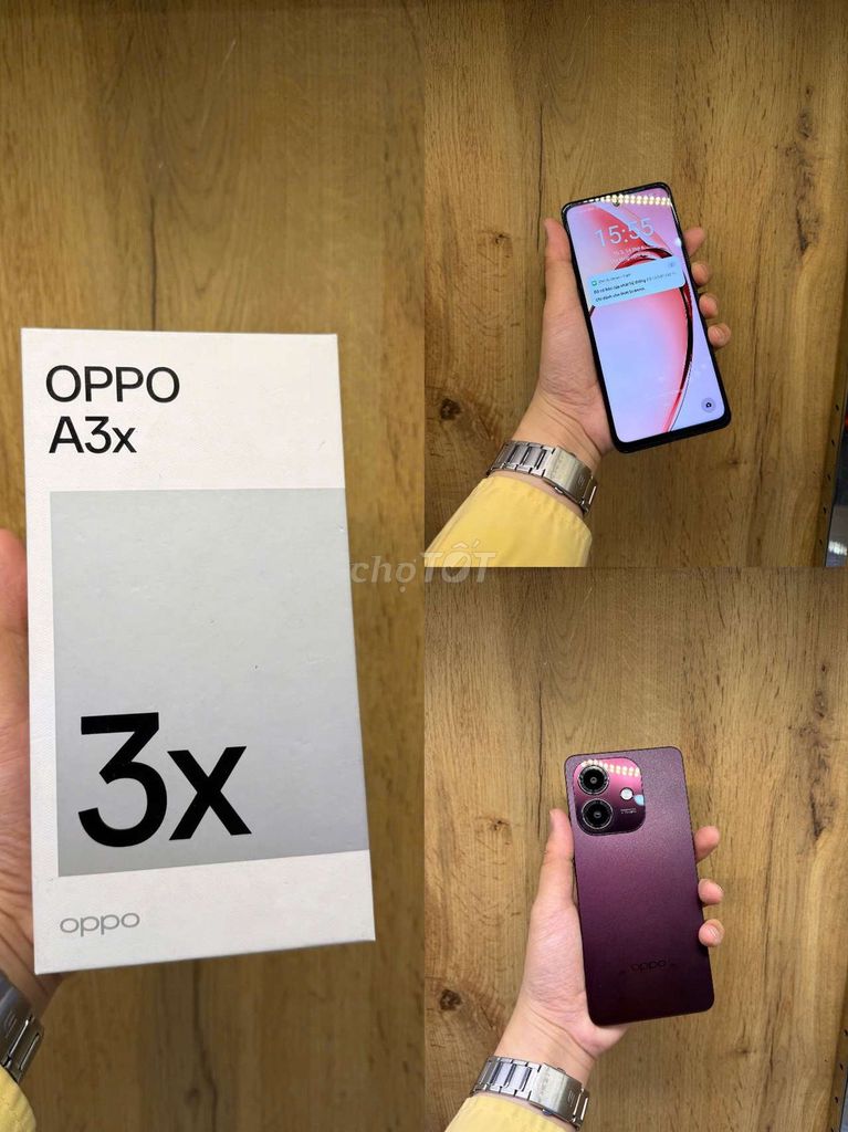 Oppo A3X 128GB Tím. Mua bán Điện thoại tại Quận 4 Tp Hồ Chí Minh được đăng bởi Nguyễn Thành Hùng hình 1