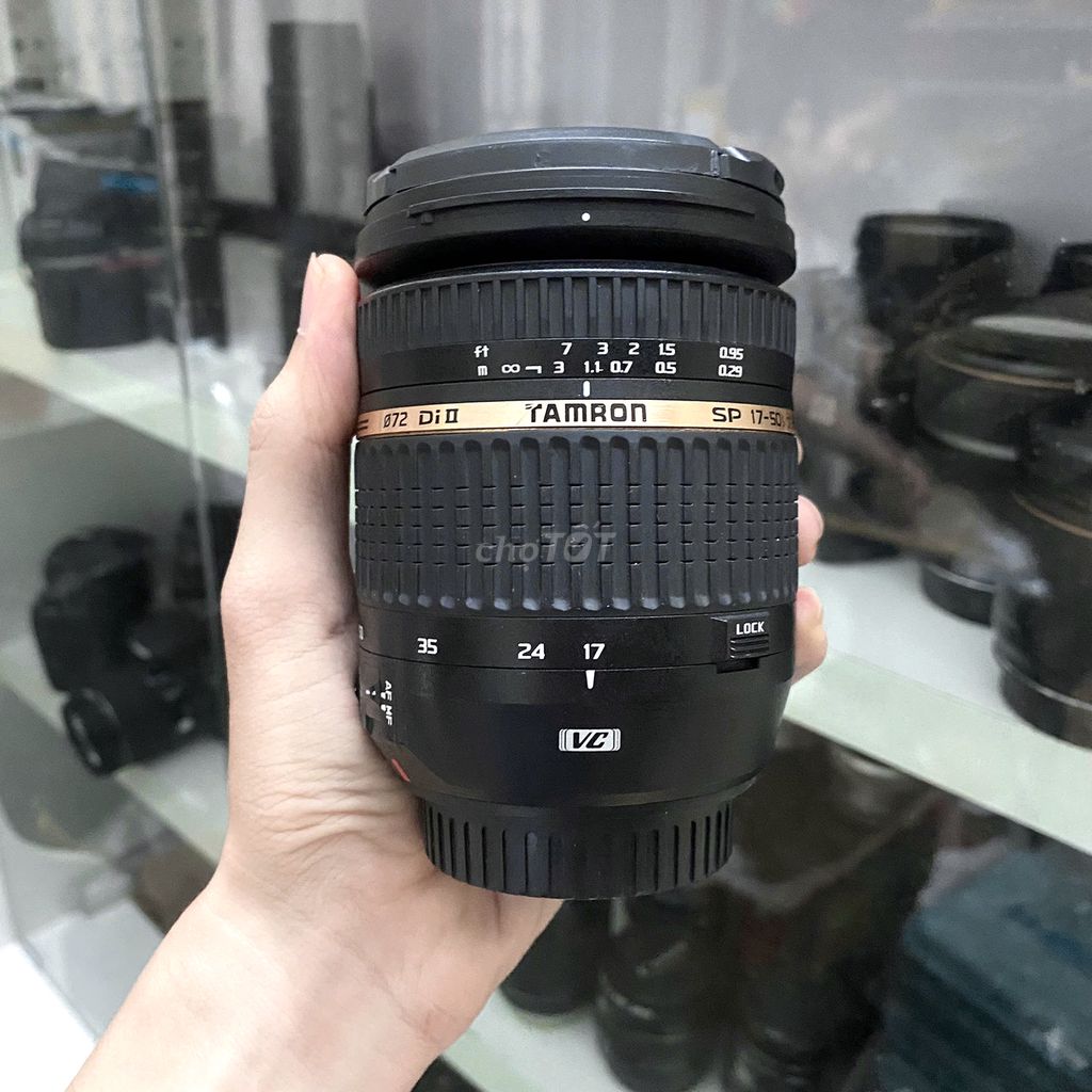 Tamron 17-50mm f2.8 VC cho Canon cũ zoom zít