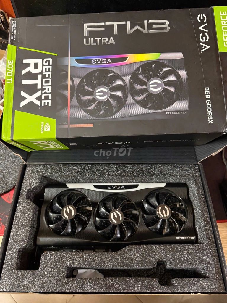 Card đồ họa EVGA RTX 3070 Ti 8GB Ngoại Hình Đẹp . Mua bán Linh kiện (RAM, Card...) tại Quận Thanh Xuân Hà Nội được đăng bởi Phùng Mạnh Hùng hình 1