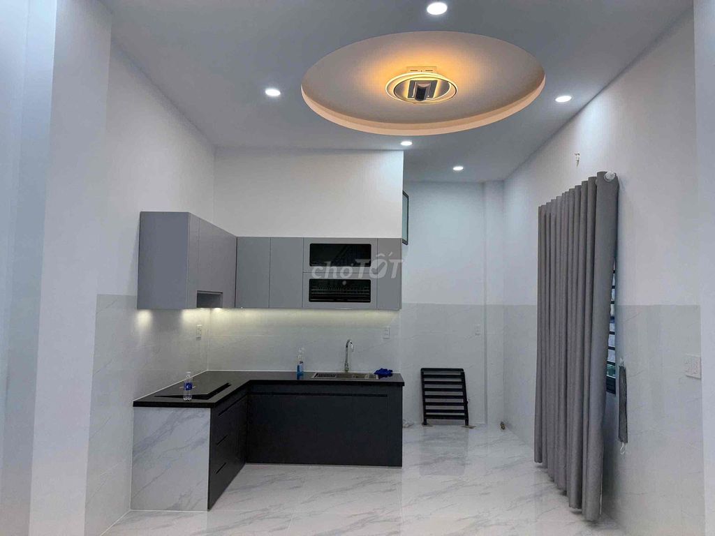 Cho thuê nhà mới xây 100%. Tân Chánh Hiệp,Q12. 4mx 9m,1tr,1l,2pn,2wc