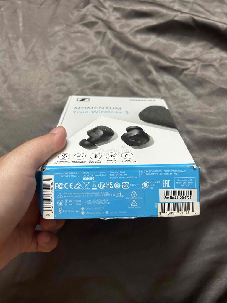 Tai nghe Sennheiser Momentum True Wireless 3 Đen. Mua bán Tivi, Âm thanh tại Quận Tân Phú Tp Hồ Chí Minh được đăng bởi hieu tran hình 1