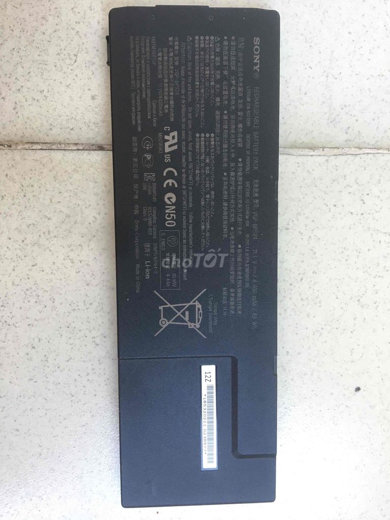 Pin laptop Sony VGP-BPS24 4400 mAh. Mua bán Phụ kiện (Màn hình, Chuột...) tại Thành phố Vũng Tàu Bà Rịa - Vũng Tàu được đăng bởi Nóc Cá hình 1