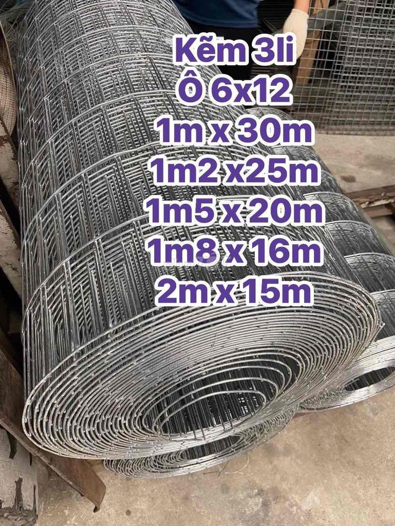 Lưới thép cuộn Thép mạ kẽm. Mua bán Đồ chuyên dụng, Giống nuôi trồng tại Huyện Thọ Xuân Thanh Hóa được đăng bởi Đinh Văn Tuấn hình 1