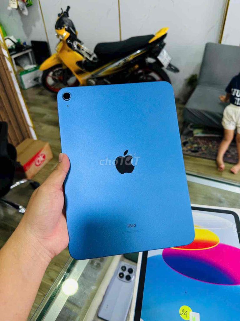 Apple iPad Gen 10 WiFi 64GB Xanh 10.9 inch. Mua bán Máy tính bảng tại Thành phố Tây Ninh Tây Ninh được đăng bởi Công Minh Mobile hình 1