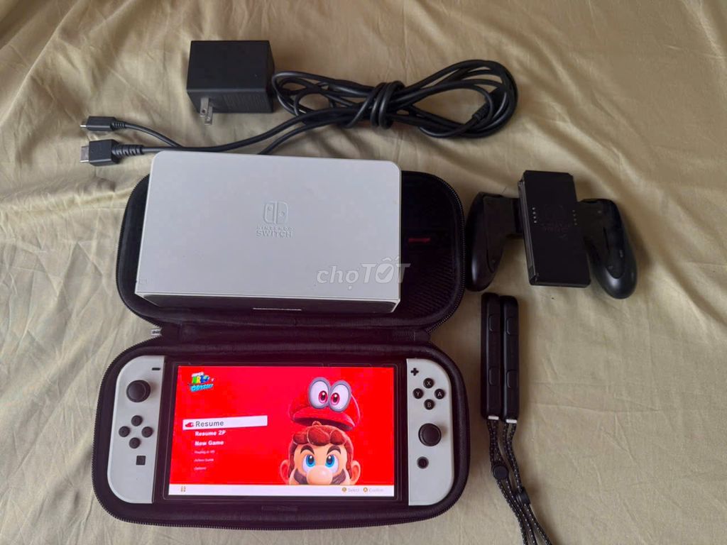 Nintendo Switch Oled Full Phụ Kiện Sẵn Nhiều games