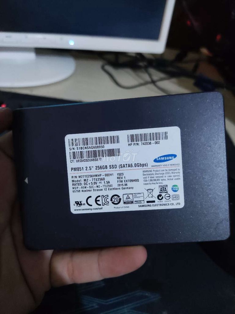 Ssd Samsung 256G