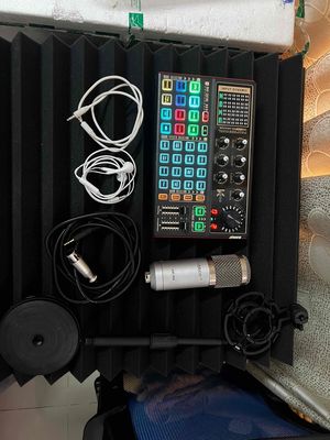 bộ thu âm livestream K300 mic bm900 đẹp 98% full. Mua bán Tivi, Âm thanh tại Quận 6 Tp Hồ Chí Minh được đăng bởi Chí Cường