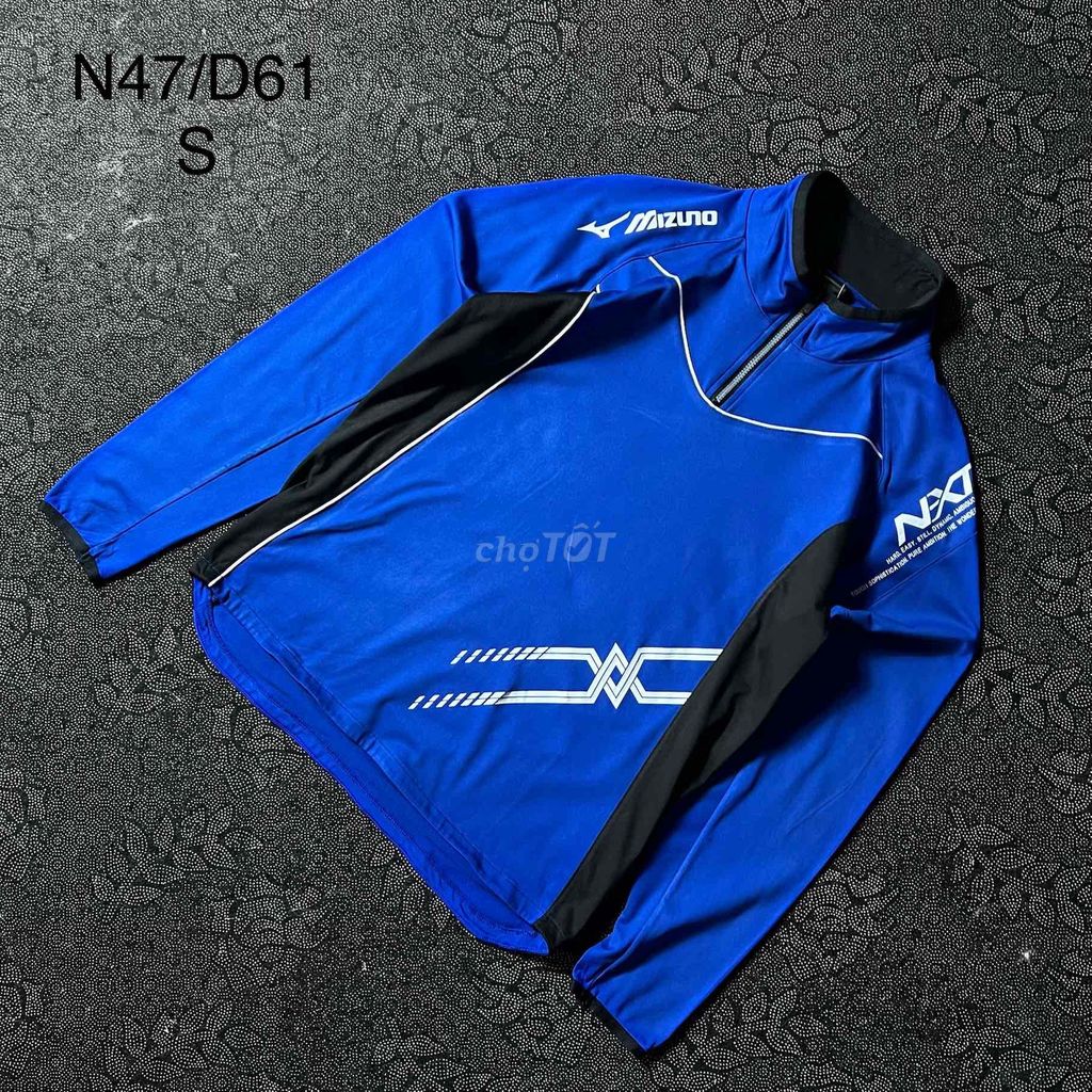 Áo khoác thể thao Mizuno S Xanh Đen. Mua bán Quần áo tại Huyện Đức Trọng Lâm Đồng được đăng bởi Black 2hand  hình 1