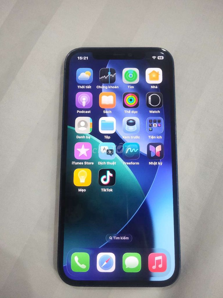 Apple iPhone 12 Xanh đã thay pin. Mua bán Điện thoại tại Quận 12 Tp Hồ Chí Minh được đăng bởi Thanh nguyễn  hình 1