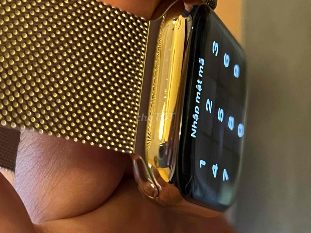 apple watch series 7 thép gold