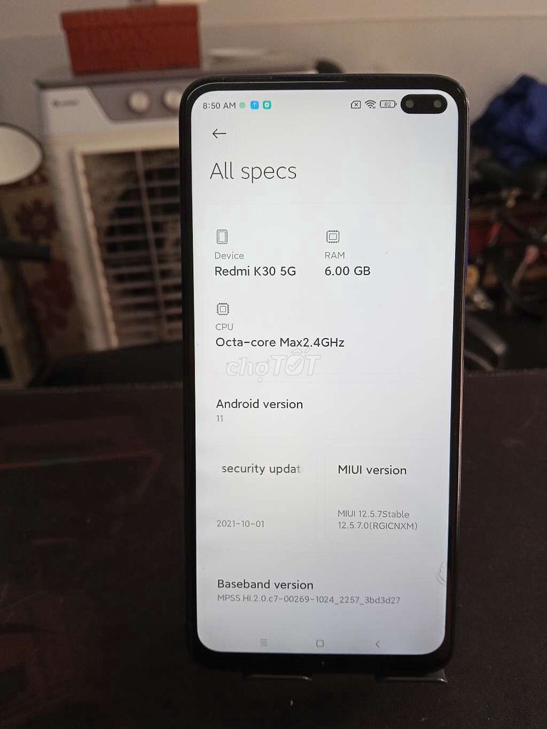 Xiaomi Redmi K30 5G 64GB Đen. Mua bán Điện thoại tại Quận Thanh Xuân Hà Nội được đăng bởi Hoàng Anh Mobile hình 1